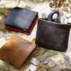Vintage Leather Coin Pouch